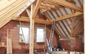 Bridgend Of Lintrathen attic trusses